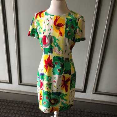 Vtg Tropical Floral Vacation dress - image 1