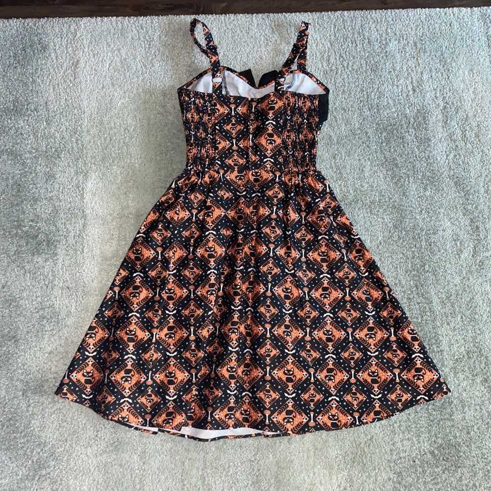 Unique Vintage Halloween cat dress - image 3