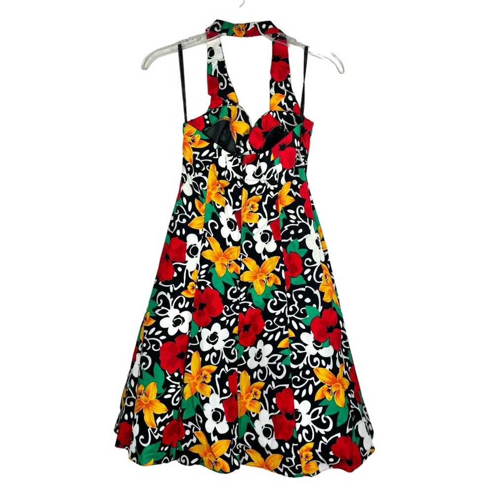 VTG 90s DBA-LA Floral Halter Dress - image 3