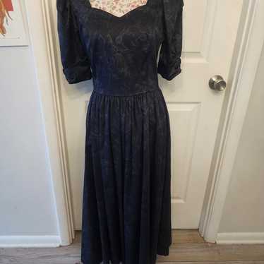 Vintage 80's Laura Ashley midi/maxi dress - image 1