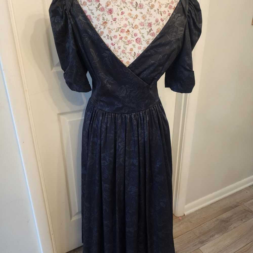 Vintage 80's Laura Ashley midi/maxi dress - image 4