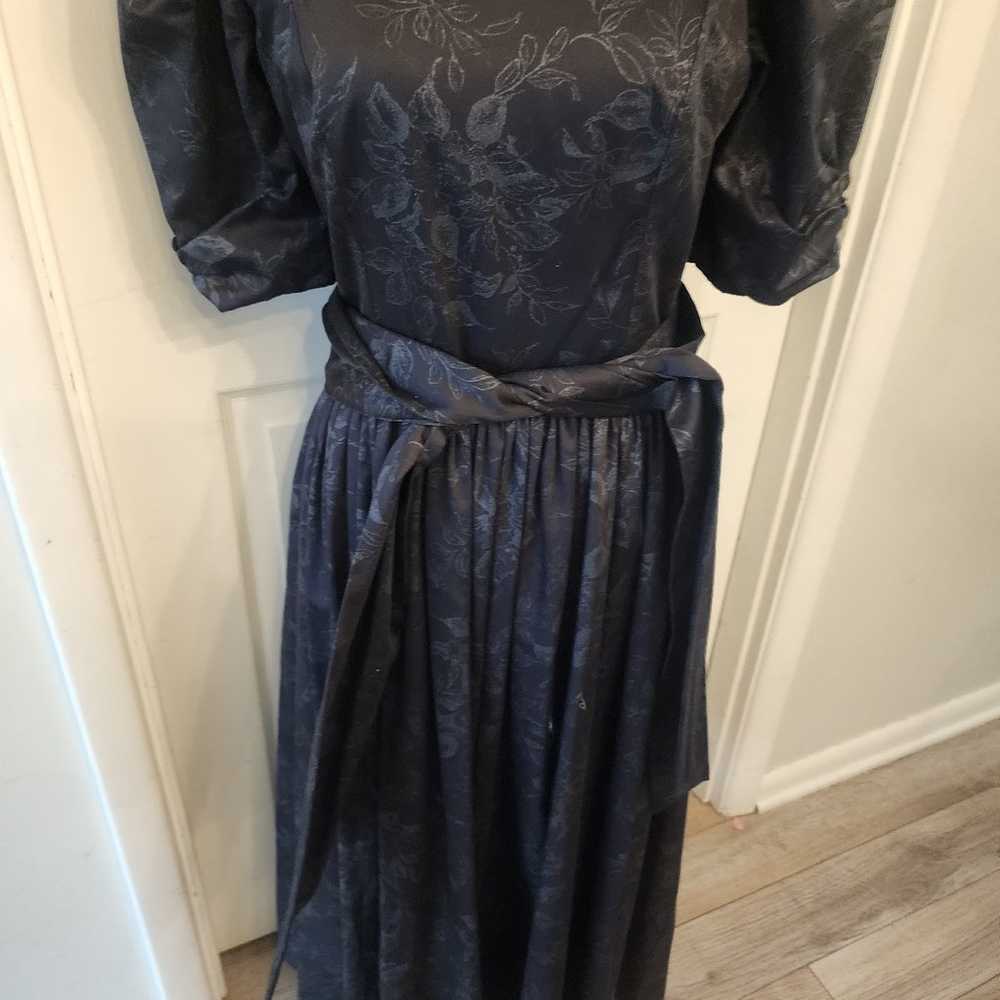 Vintage 80's Laura Ashley midi/maxi dress - image 9