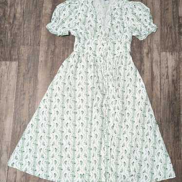 Hill House Home The Sabrina Dress Size M In Green… - image 1