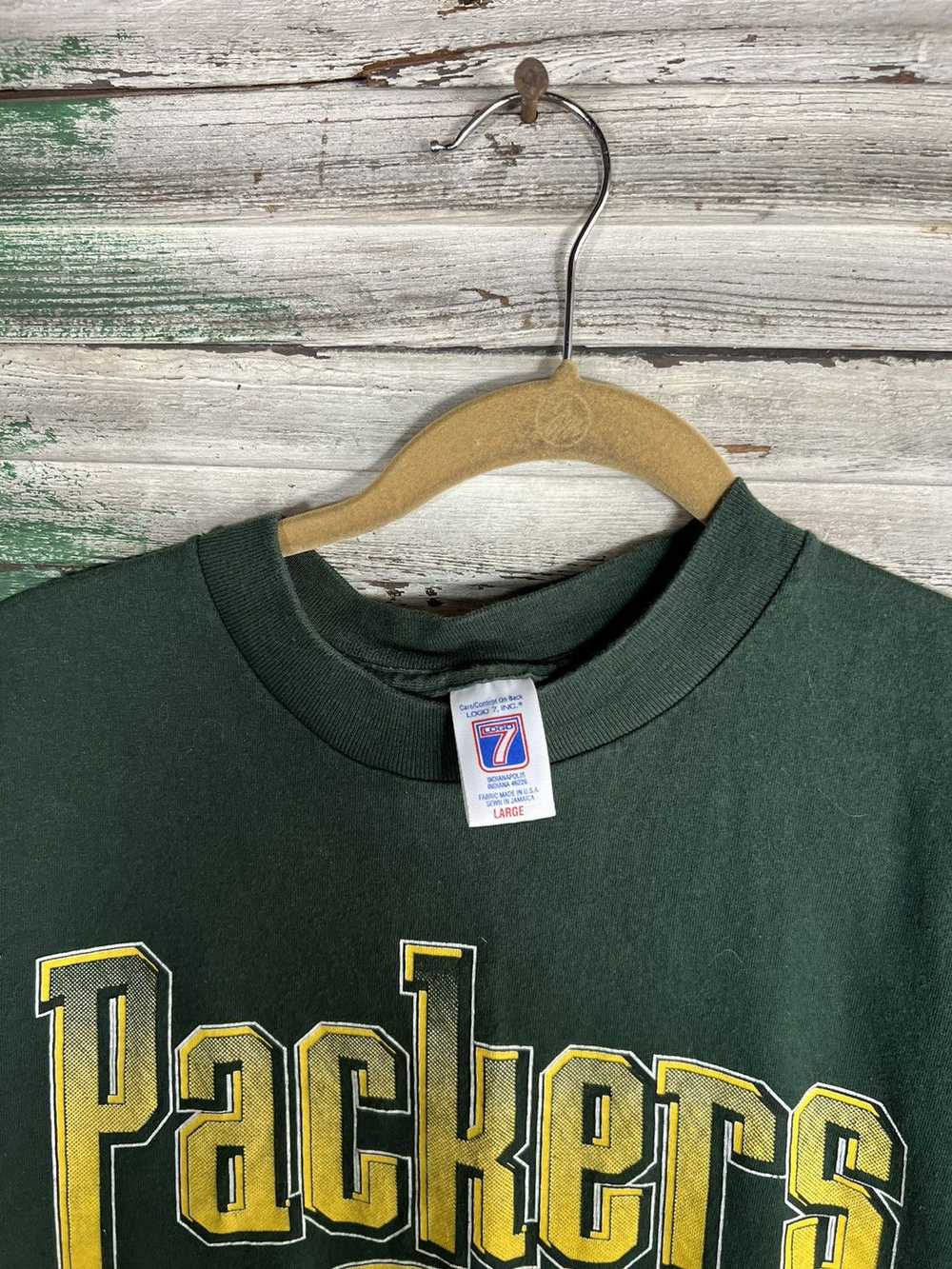 Logo 7 × Vintage Vintage Green Bay Packers Shirt - image 2