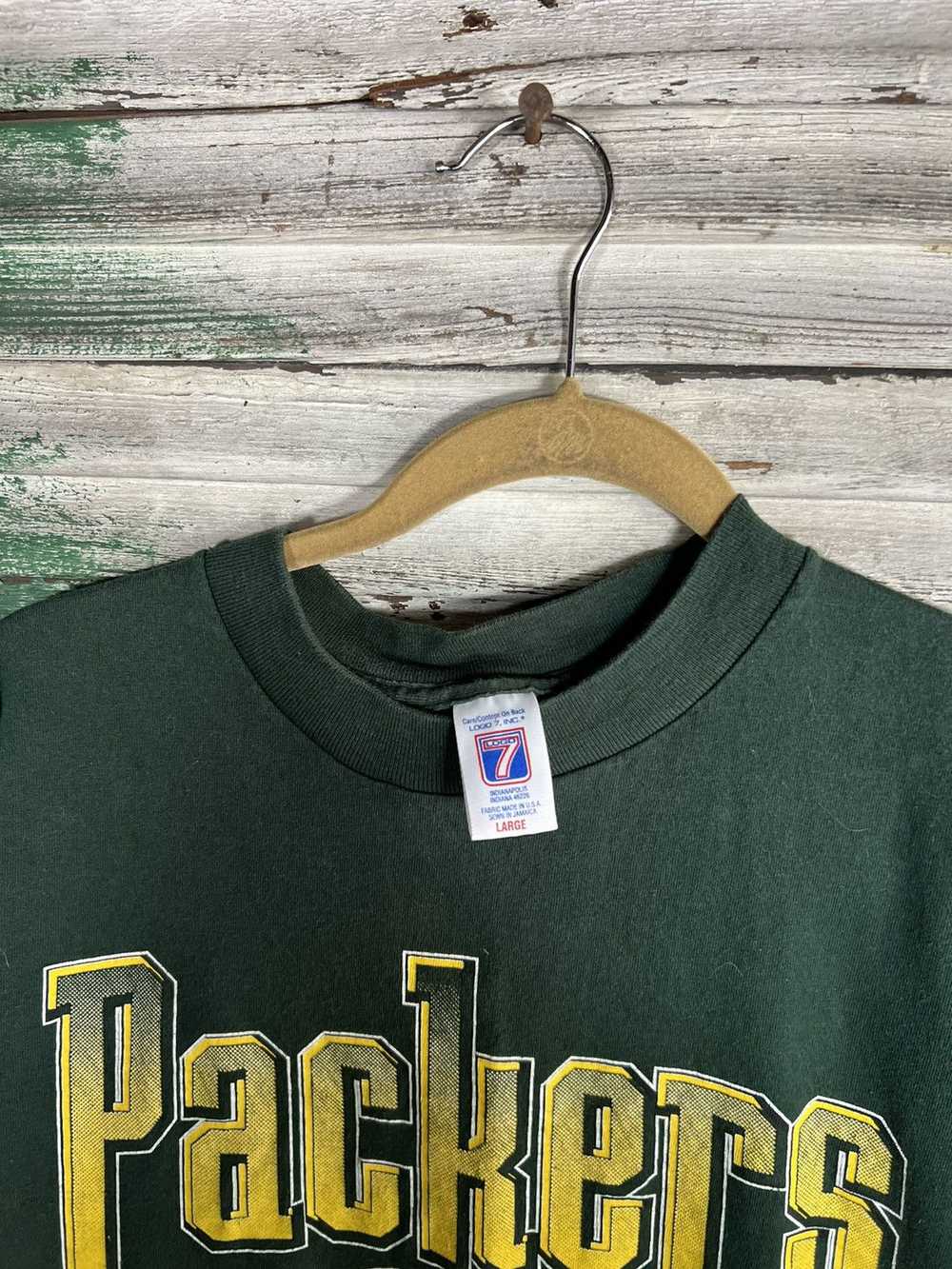 Logo 7 × Vintage Vintage Green Bay Packers Shirt - image 3