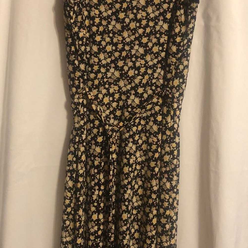 Anne Klein A Line floral sleeveless midi dress NW… - image 1