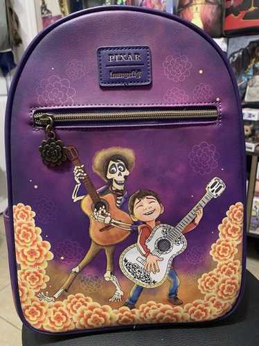 LOUNGE FLY★Disney★Coco リメンバーミー ミゲル スカル バッグ Loungefly Disney Pixar Coco Miguel Floral Skull Crossbody