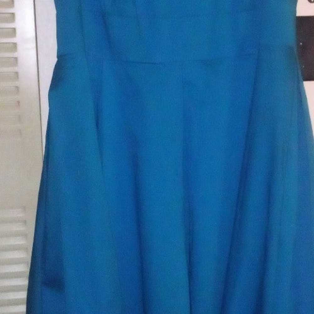 Calvin Klein dress - Bright aqua scoop neck - image 2