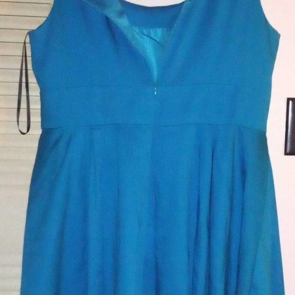 Calvin Klein dress - Bright aqua scoop neck - image 4