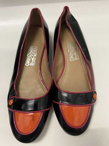 Salvatore Ferragamo 80s Patent Leather Patent flat