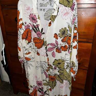 Cupshe Brand Floral Summer Dress Sz XL 16