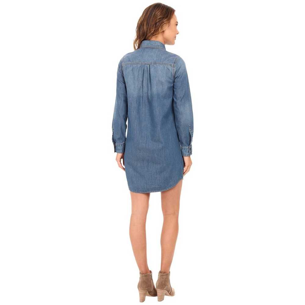 Lucky Brand Denim Popover Shirt Dress XS - image 2