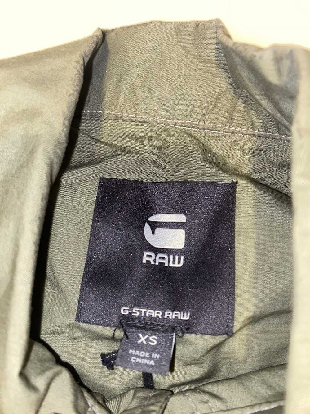 G Star Raw COMBAT GREEN UTILITY POPLIN CROPPED SH… - image 3