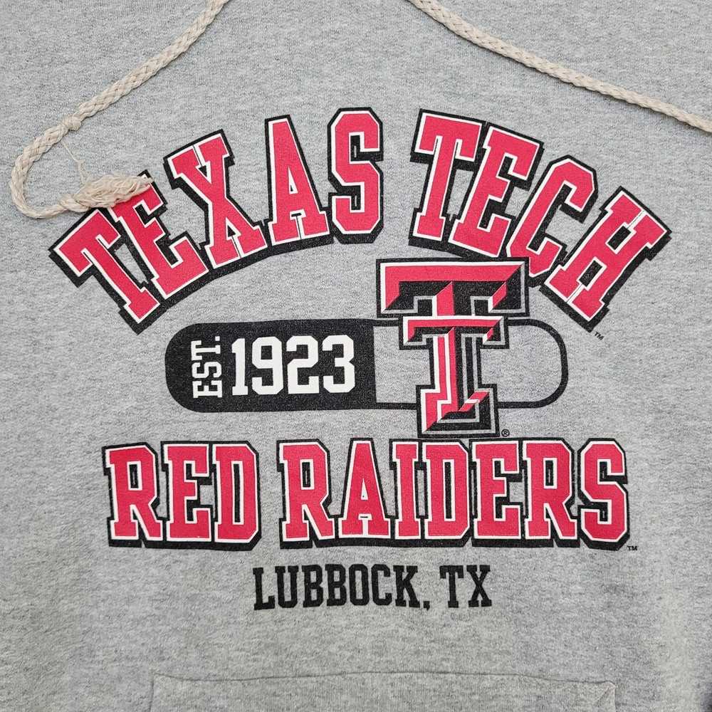 Hanes Vintage Texas-Tech Red-Raiders Hoodie Mediu… - image 4