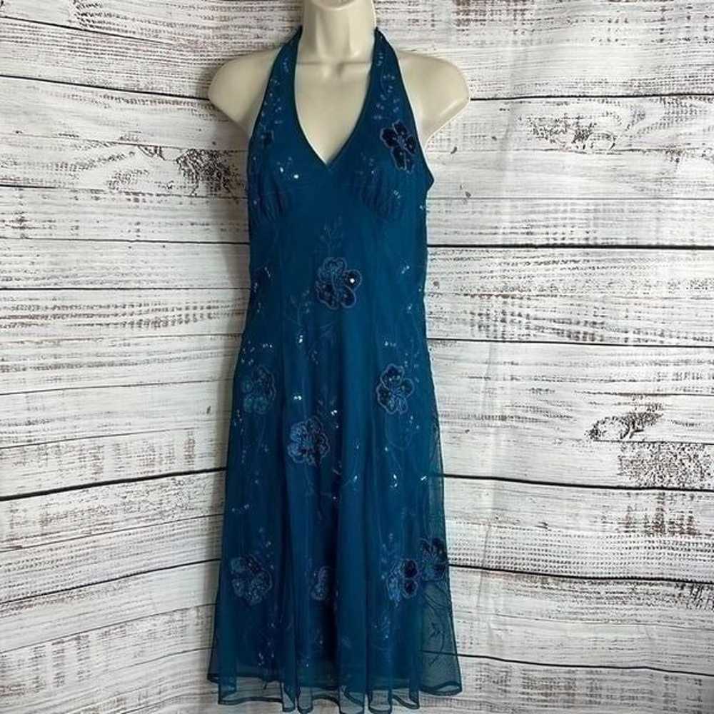 Vintage Newport News Dress Womens Halter y2k 90s … - image 2