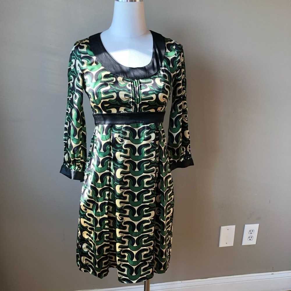 Vintage 60's Diane Von Furstenberg 100% Silk Mod … - image 4