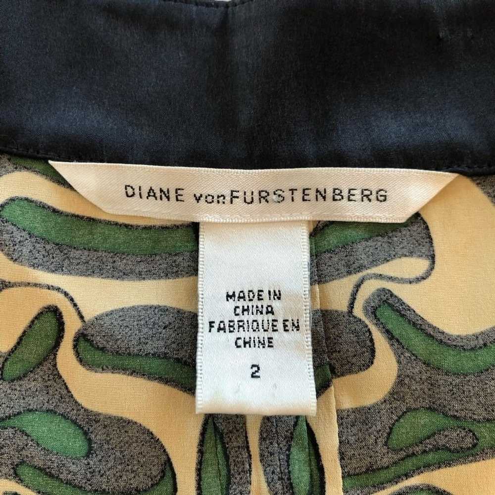 Vintage 60's Diane Von Furstenberg 100% Silk Mod … - image 6