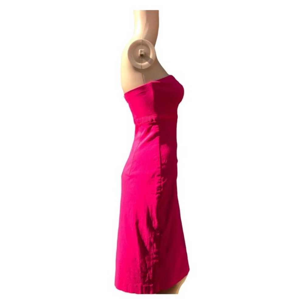 Express Stretch Vintage Fuchsia Pink Strapless Fi… - image 3