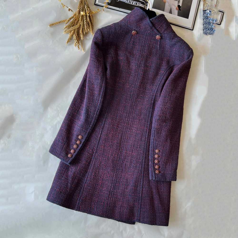 Product Details Paris/Bombay Purple Tweed Coat - image 9