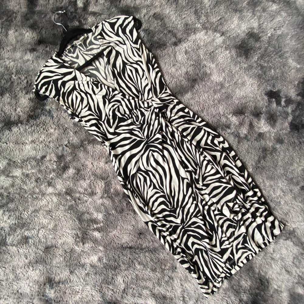 VTG Maggy London Zebra Dress - image 1