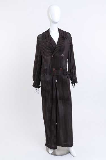 JEAN PAUL GAULTIER Pinstripe Palazzo Jumpsuit