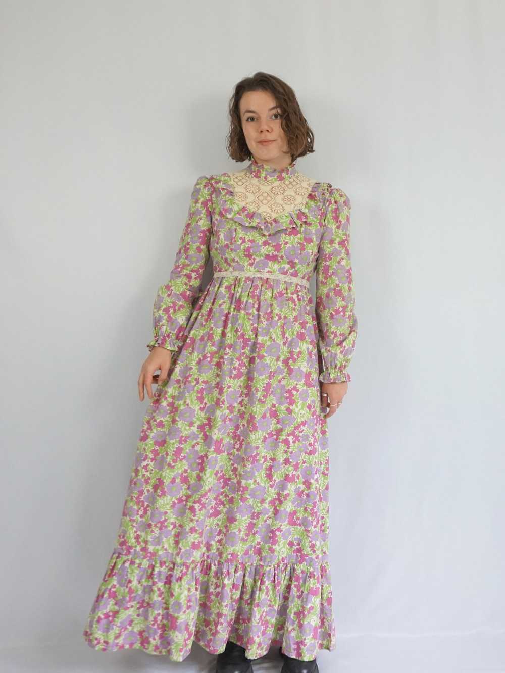 Samuel Sherman Floral Prairie Dress - XS/S - image 1