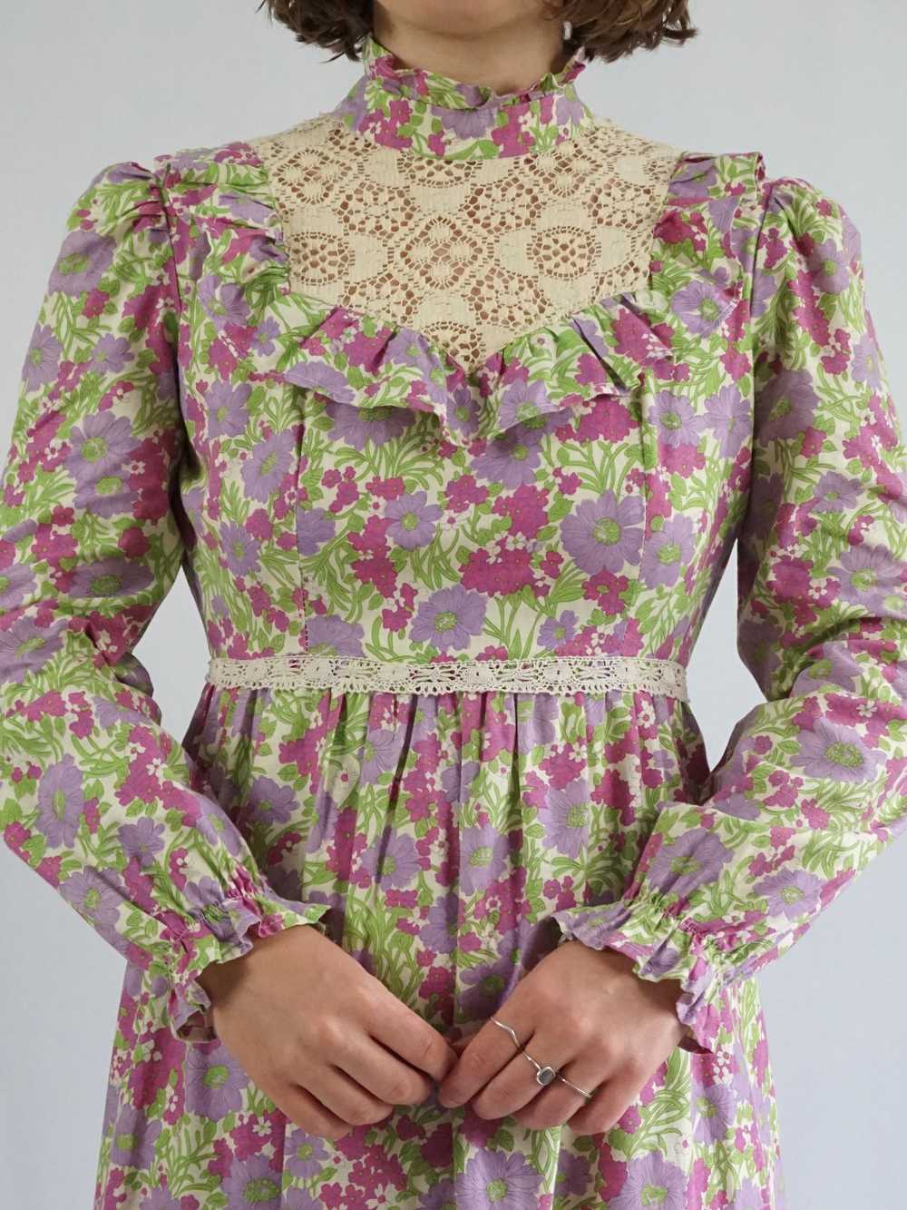 Samuel Sherman Floral Prairie Dress - XS/S - image 2