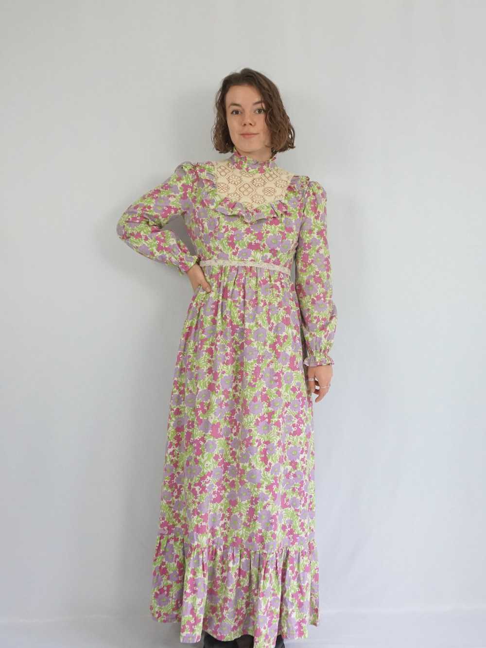 Samuel Sherman Floral Prairie Dress - XS/S - image 6