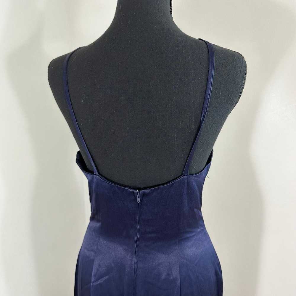 Vintage Blondie Nites blue formal dress - image 6