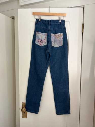 Carleen by Anthropologie Floral Straight Jeans (26