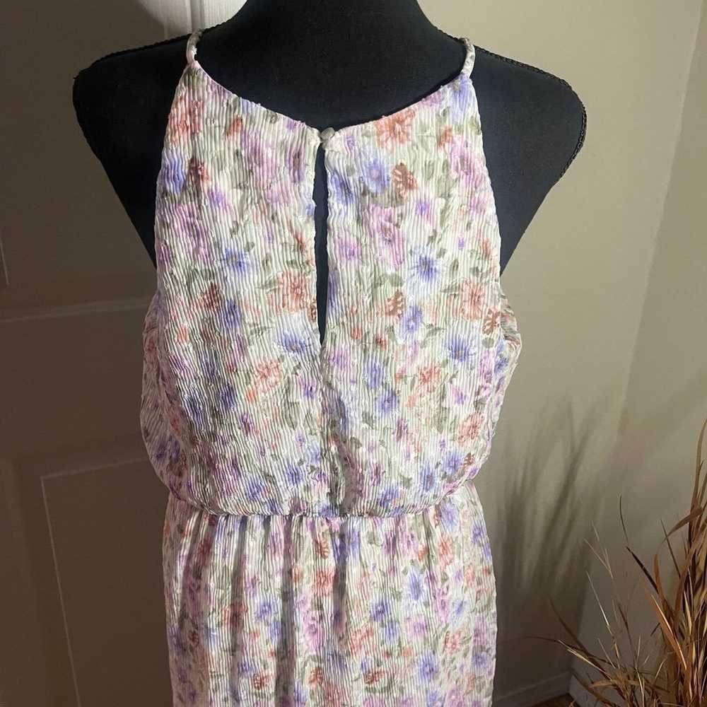 Lush brand, mint, floral, midi, size small dress … - image 6