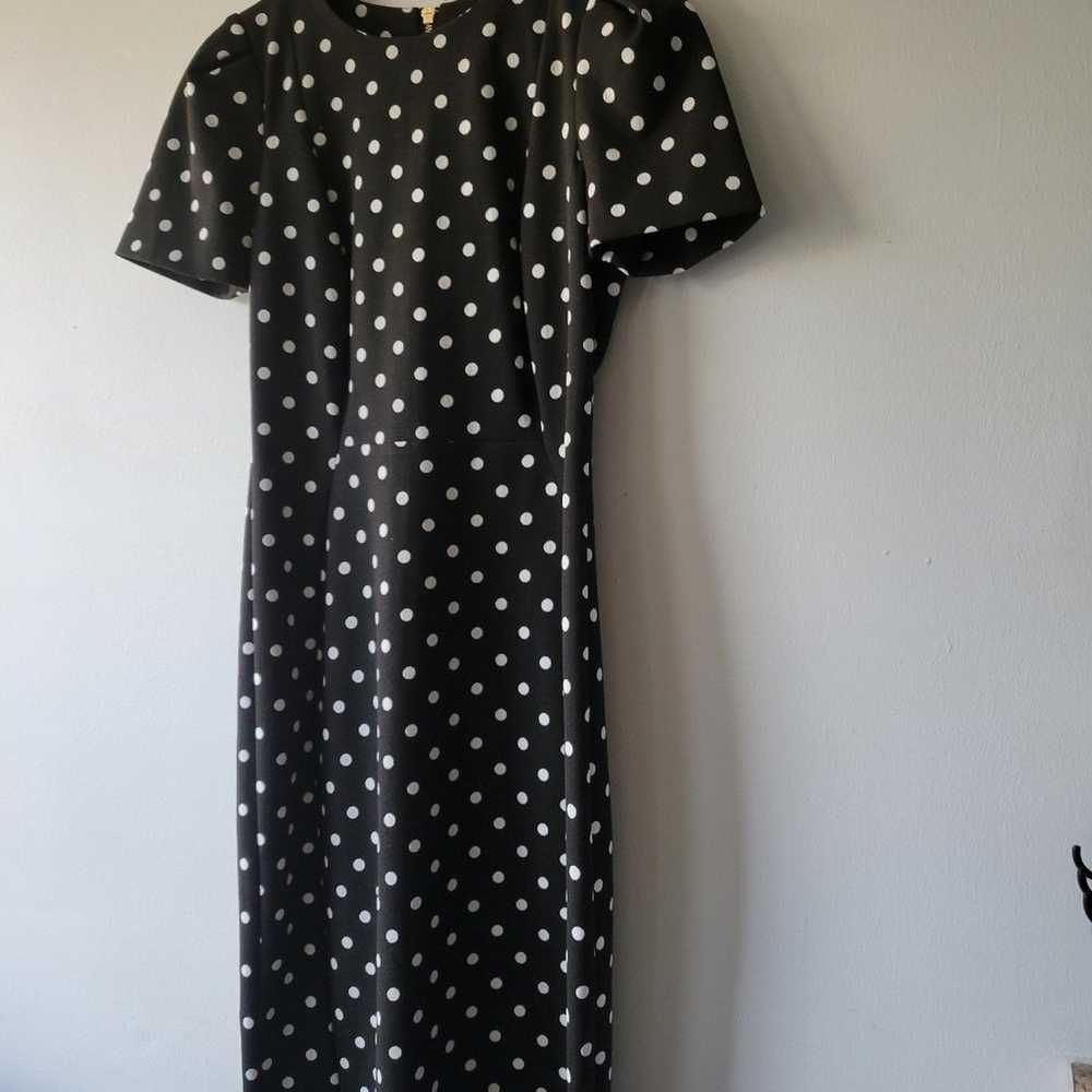 Calvin Klein Polka Dot bock dress 4 - image 2