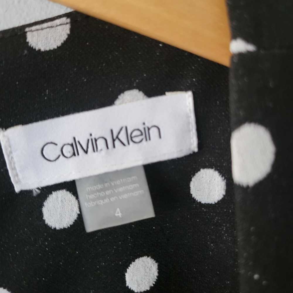 Calvin Klein Polka Dot bock dress 4 - image 4