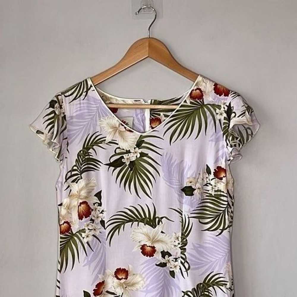 Vintage M D Fashion Hawaiian Floral Dress - image 3