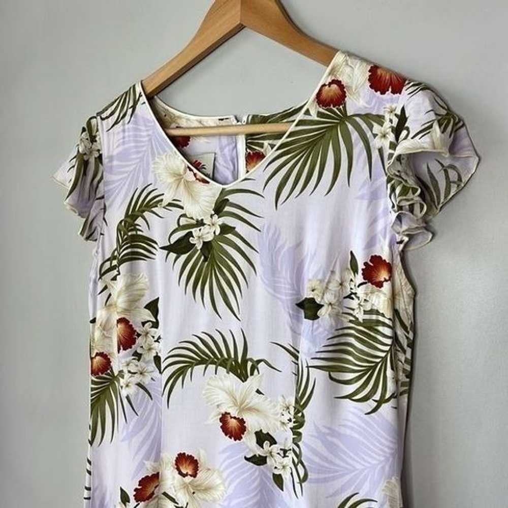 Vintage M D Fashion Hawaiian Floral Dress - image 5