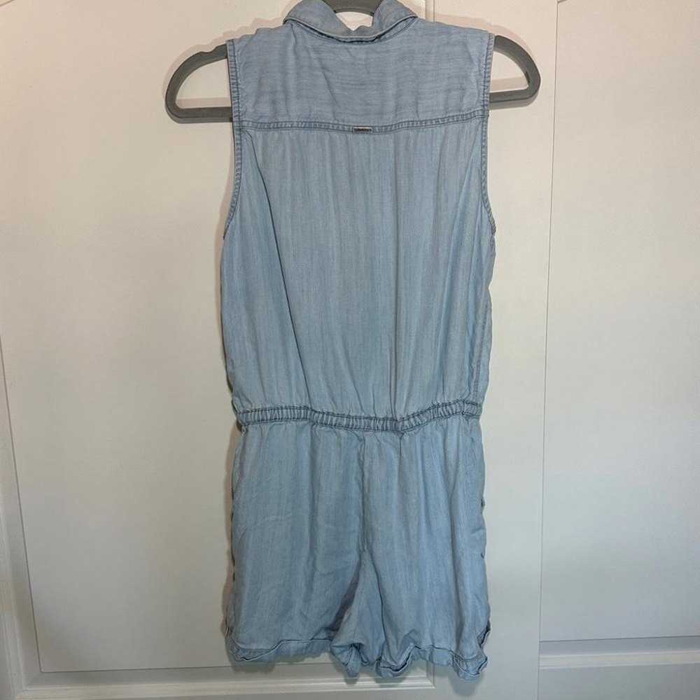 Prana Weekend Escape Romper Womens Vintage Blue T… - image 4