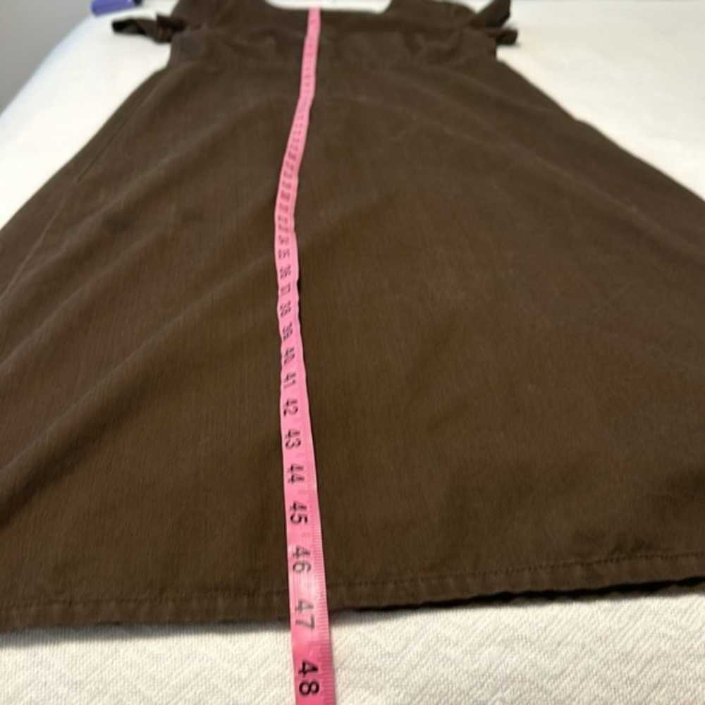 Talbots Chocolate Brown Chambray Maxi Dress Women… - image 10