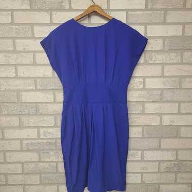 VTG 1990's Hearts Royal Blue Dress Size 6