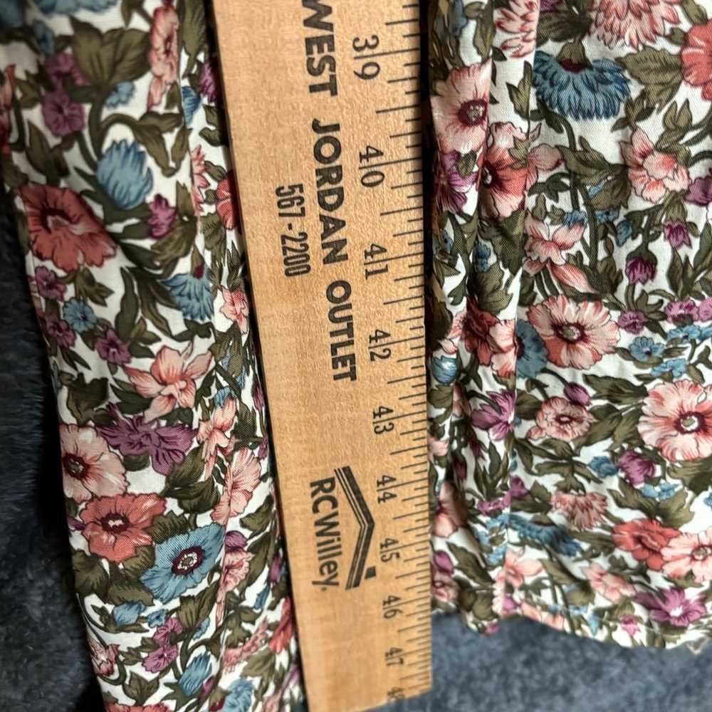 Vintage La Belle Fashions Inc. 100% Rayon Floral … - image 5