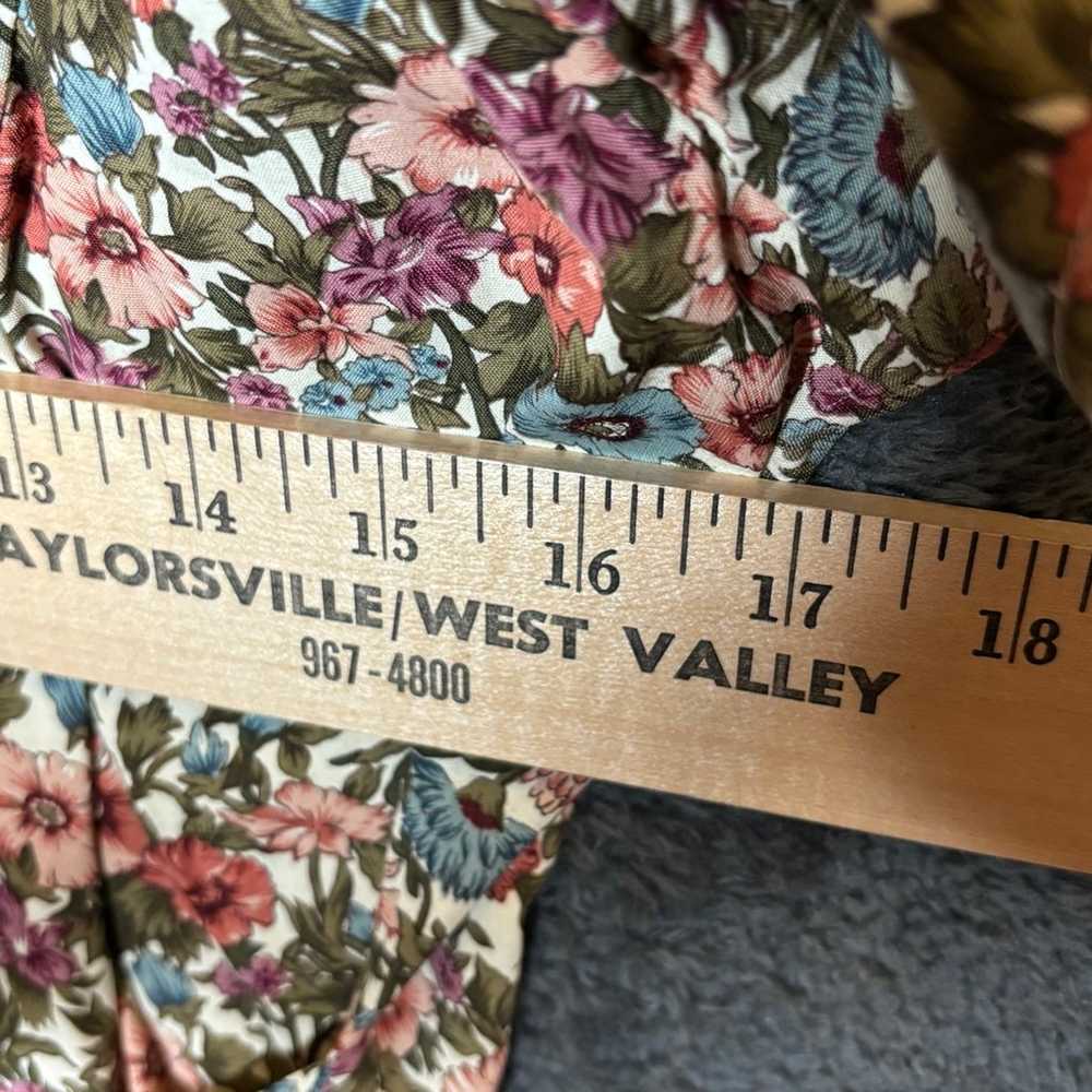 Vintage La Belle Fashions Inc. 100% Rayon Floral … - image 6