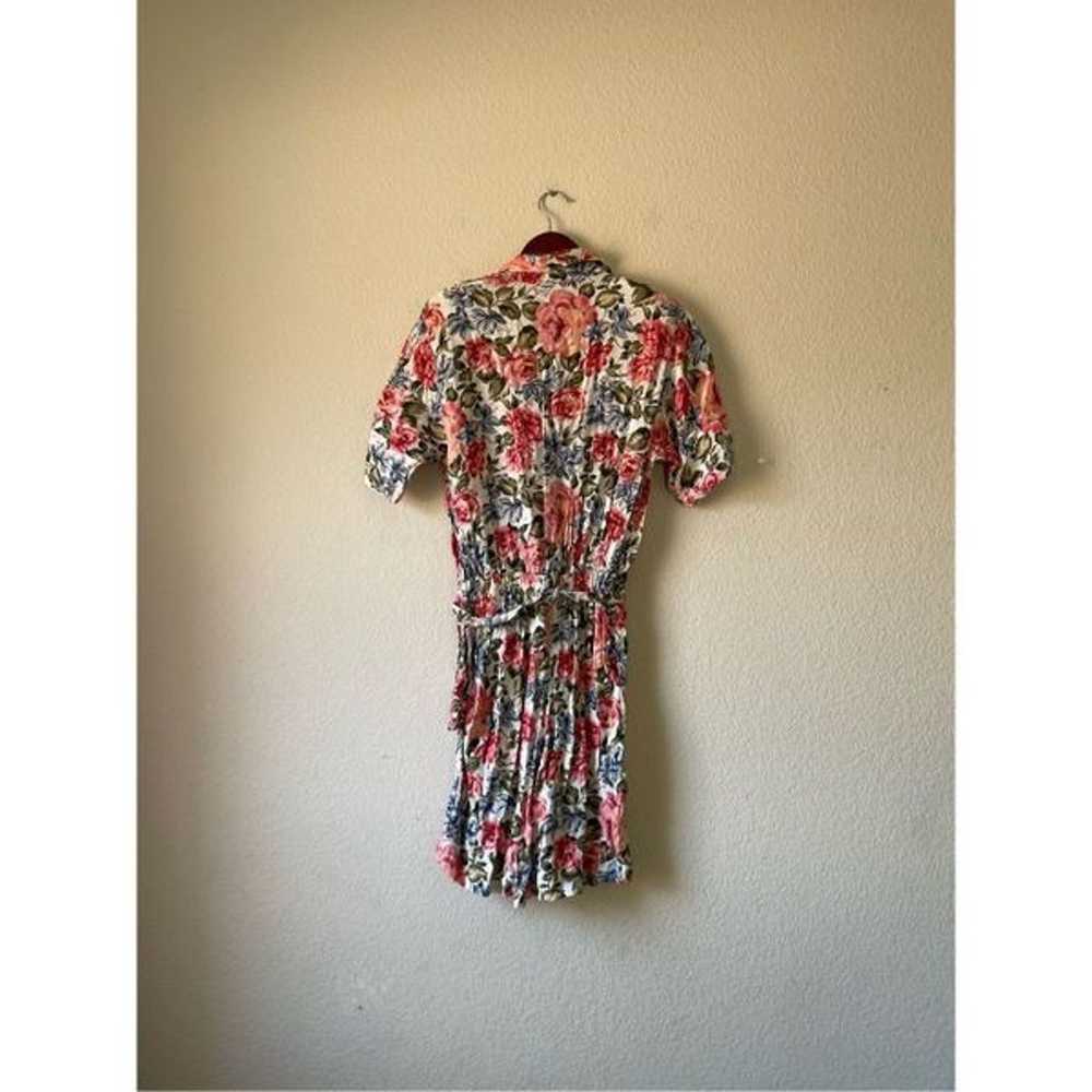 Vintage romper 80s/90s boho girly floral print si… - image 3