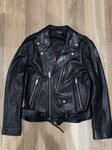 The Kooples Lambskin Moto Leather Jacket