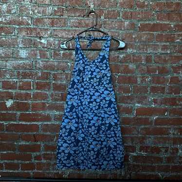 Vintage Y2K Hawaiian Halter Summer Dress - image 1