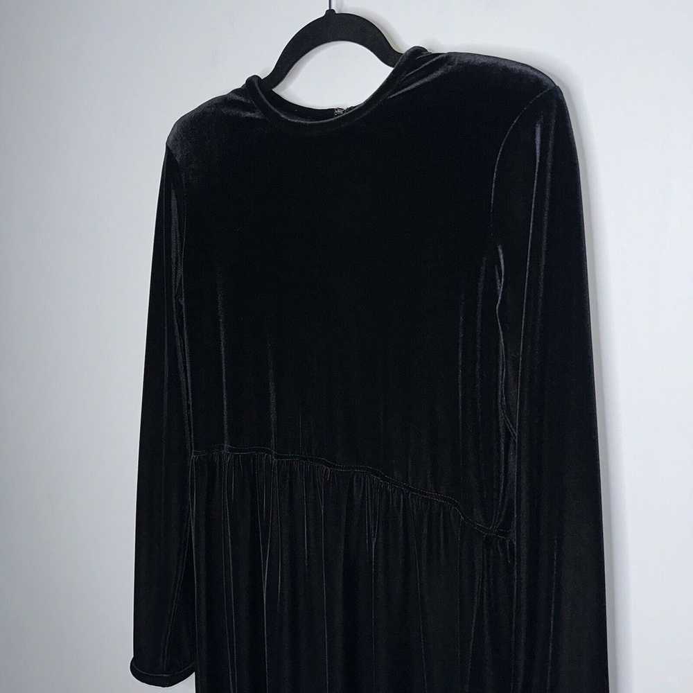 Talbots Women’s Vintage Long Sleeve Velvet Dress … - image 2