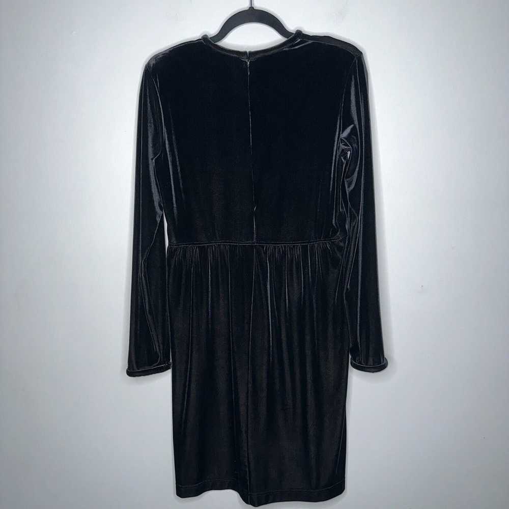 Talbots Women’s Vintage Long Sleeve Velvet Dress … - image 3