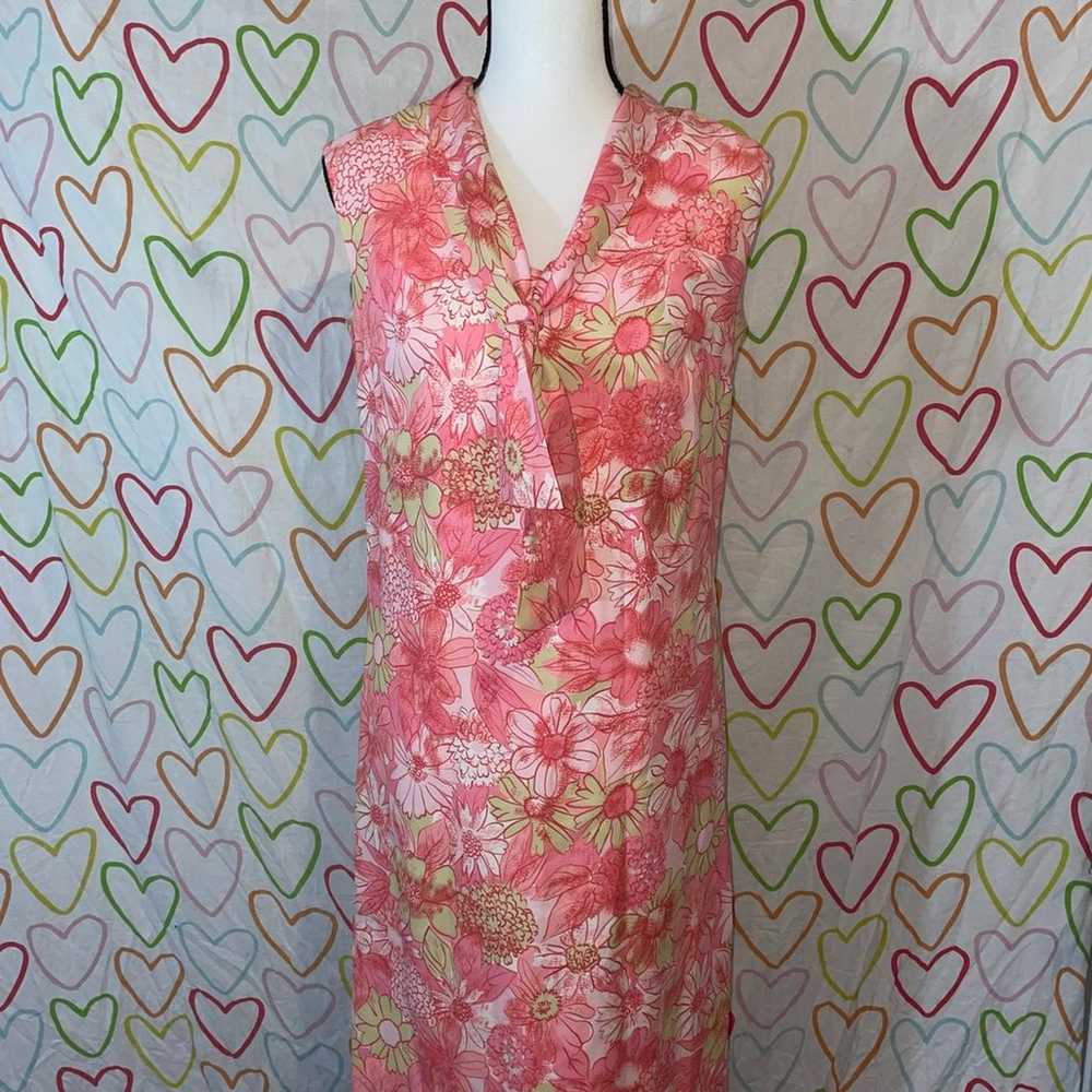 1960s floral scooter dress - image 1