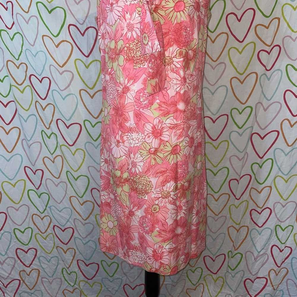 1960s floral scooter dress - image 3