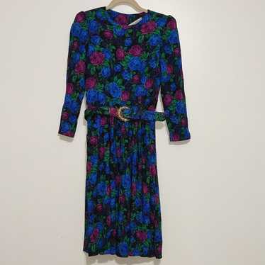 Vintage Jessica Howard Floral Long Dress - image 1