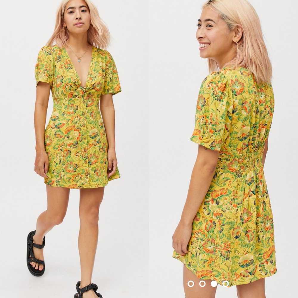 Urban Outfitters | Bettie Twist-Front Mini Dress - image 1