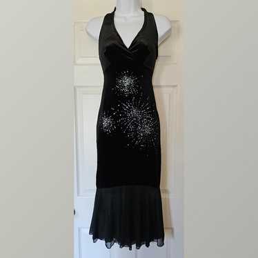 90s/Y2K Vintage Velvet Shirley of Hollywood Dress